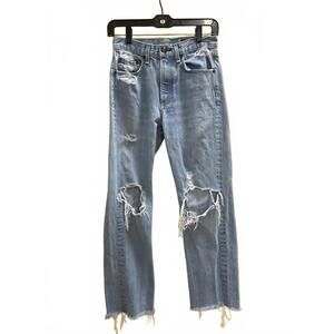 Rag & Bone Women's Distressed Light Wash Jeans Size 25